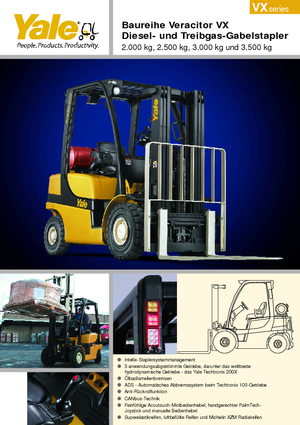 Stivuitoare frontale diesel Yale GDP 25VX