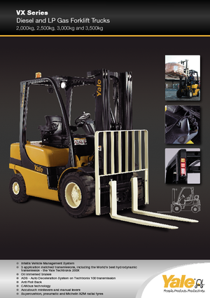 Stivuitoare frontale diesel Yale GDP 25VX