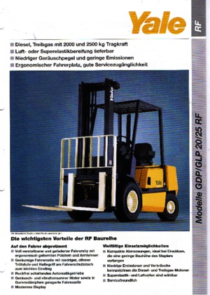 Stivuitoare frontale diesel Yale GDP 25 RF