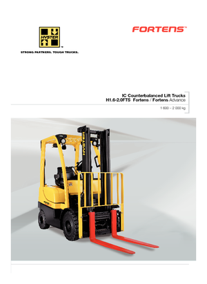 Stivuitoare frontale diesel Hyster H1.6FT