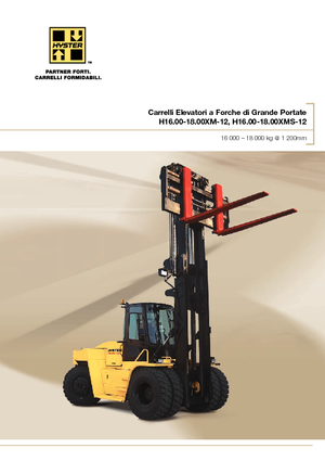 Stivuitoare frontale diesel Hyster H16.00XM 12