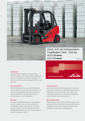 Stivuitoare Diesel rezistente la explozie Linde H20/600D