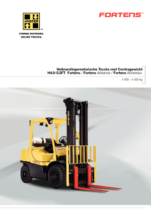 Stivuitoare frontale diesel Hyster H5.0FT