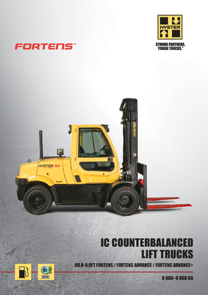 Stivuitoare frontale diesel Hyster H9.0FT 6