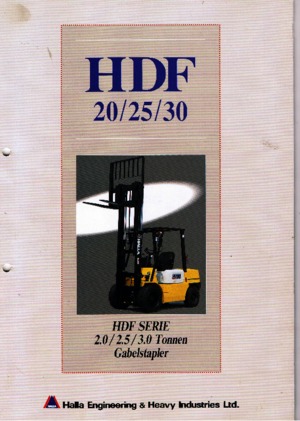 Stivuitoare frontale diesel Halla HDF 30