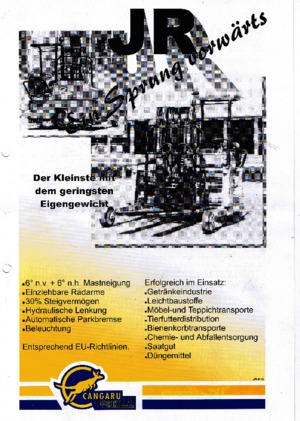 Stivuitoare montate pe camion Diesel Cangaru / Transmanut JR 3-4.3.1028 F o. DR