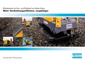 Plăci compactoare reversibile Atlas Copco LG 160