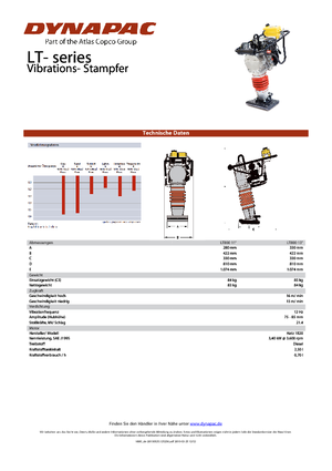 Maiuri compactoare pe benzină și Diesel Dynapac LT 800 11