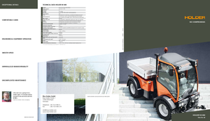 Vehicule municipale multifuncționale diesel Holder M 480