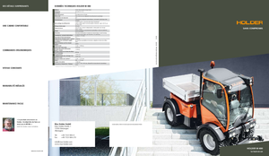 Vehicule municipale multifuncționale diesel Holder M 480