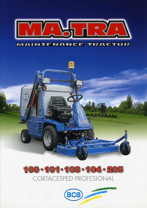 Vehicule municipale multifuncționale diesel BCS MA.TRA 205