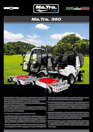 Vehicule municipale multifuncționale diesel BCS MA.TRA 350