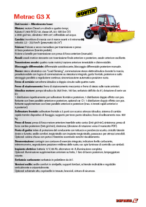 Vehicule municipale multifuncționale diesel Reform Werke Metrac G 3 X