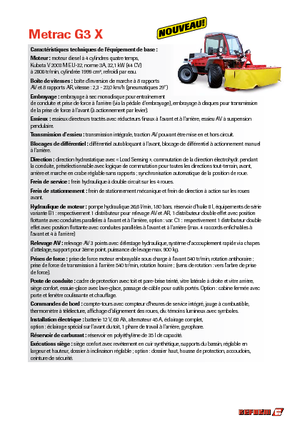 Vehicule municipale multifuncționale diesel Reform Werke Metrac G 3 X