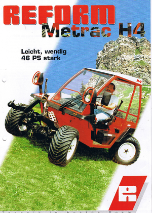 Vehicule municipale multifuncționale diesel Reform Werke Metrac H 4