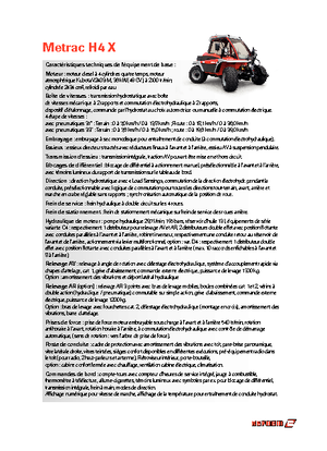 Vehicule municipale multifuncționale diesel Reform Werke Metrac H 4 X