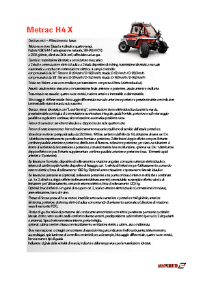 Vehicule municipale multifuncționale diesel Reform Werke Metrac H 4 X