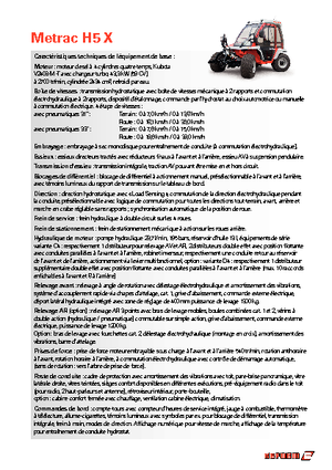 Vehicule municipale multifuncționale diesel Reform Werke Metrac H 5 X