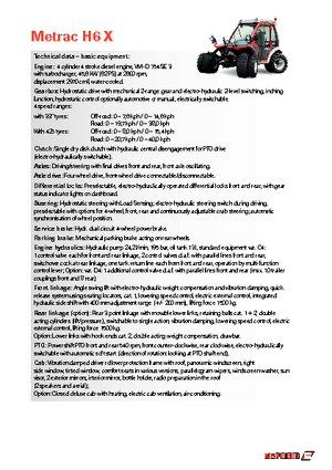 Vehicule municipale multifuncționale diesel Reform Werke Metrac H 6 X