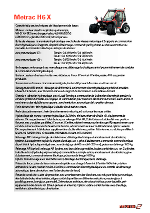 Vehicule municipale multifuncționale diesel Reform Werke Metrac H 6 X