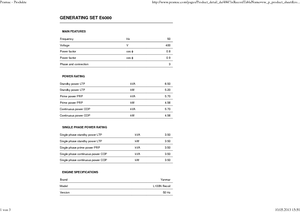 Generatoare de curent diesel PRAMAC Lifter E 6000 TYH