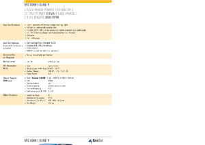 Generatoare de curent diesel GenSet MG 6000 I-D/AE-Y