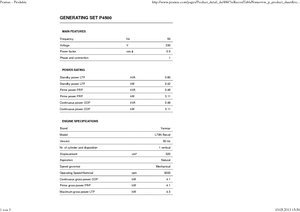 Generatoare de curent diesel PRAMAC Lifter P 4500 PF 322 SYA