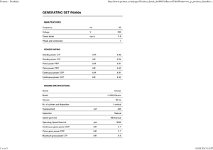 Generatoare de curent diesel PRAMAC Lifter P 6000s TYA