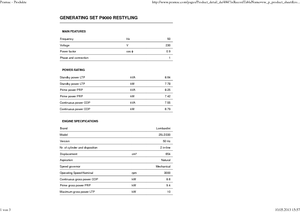 Generatoare de curent diesel PRAMAC Lifter P 9000