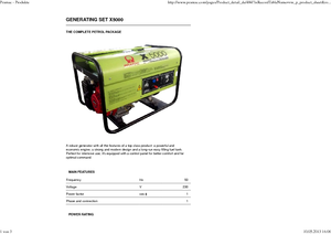 Generatoare de curent diesel PRAMAC Lifter X 5000