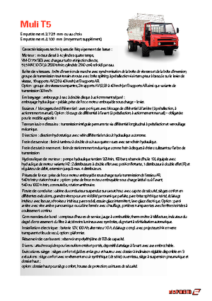 Vehicule municipale multifuncționale diesel Reform Werke Muli T 5