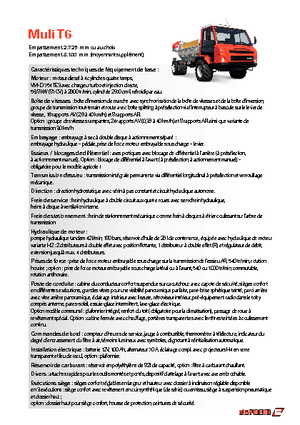 Vehicule municipale multifuncționale diesel Reform Werke Muli T 6