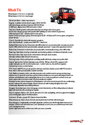 Vehicule municipale multifuncționale diesel Reform Werke Muli T 6