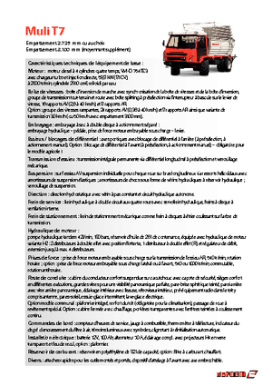 Vehicule municipale multifuncționale diesel Reform Werke Muli T 7