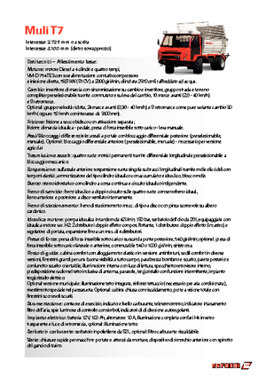 Vehicule municipale multifuncționale diesel Reform Werke Muli T 7