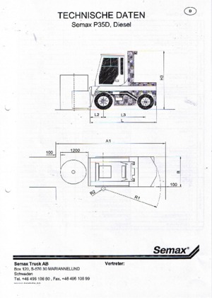 Telehandlere Semax P 35 L-D