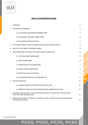 Maiuri compactoare pe benzină și Diesel Enar PC 85 YD