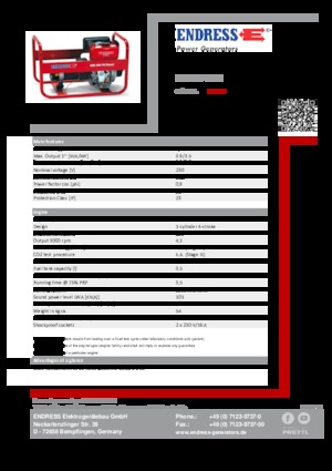 Generatoare de curent diesel Endress ESE 404 YS DI