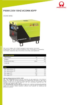 Generatoare de curent diesel PRAMAC Lifter P 6000 TYA