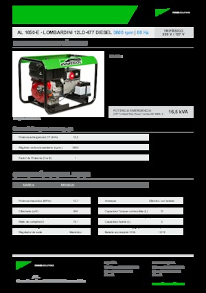 Generatoare de curent diesel INMESOL AL 1650-E
