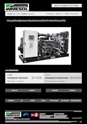 Generatoare de curent diesel INMESOL AC-1010