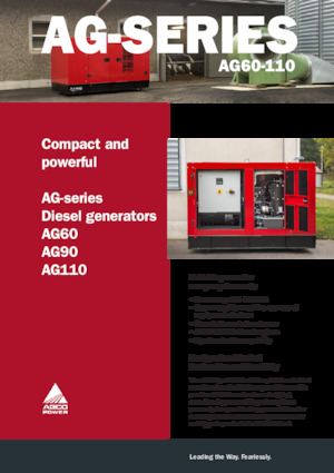 Generatoare de curent diesel AGCO Power AG60 