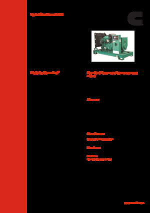 Generatoare de curent diesel Cummins C110 D5