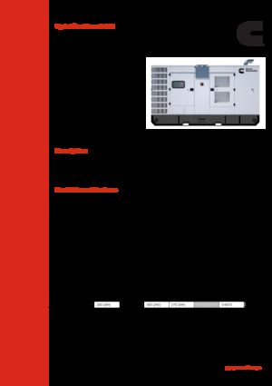 Generatoare de curent diesel Cummins C300D2R