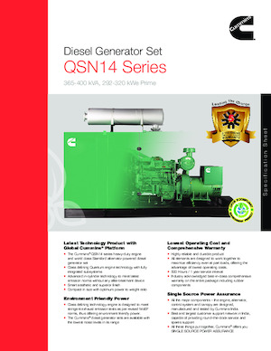 Generatoare de curent diesel Cummins C400D5P