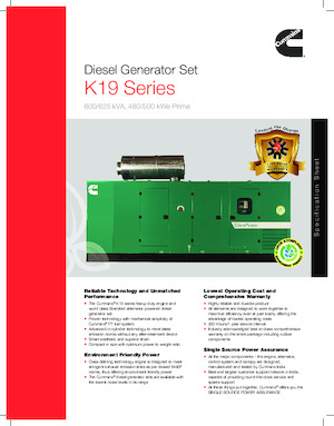 Generatoare de curent diesel Cummins C600D5P