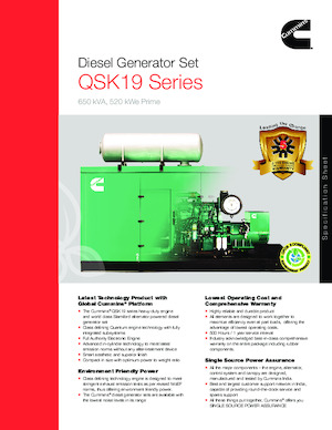 Generatoare de curent diesel Cummins C650D5P