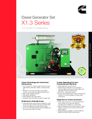 Generatoare de curent diesel Cummins C10D5P