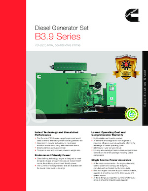 Generatoare de curent diesel Cummins C70D5P