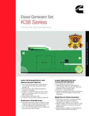 Generatoare de curent diesel Cummins C750D5P